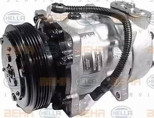 HELLA 8FK 351 125-071 - Компрессор кондиционера autosila-amz.com