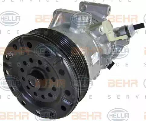 HELLA 8FK 351 125-121 - Компрессор кондиционера autosila-amz.com