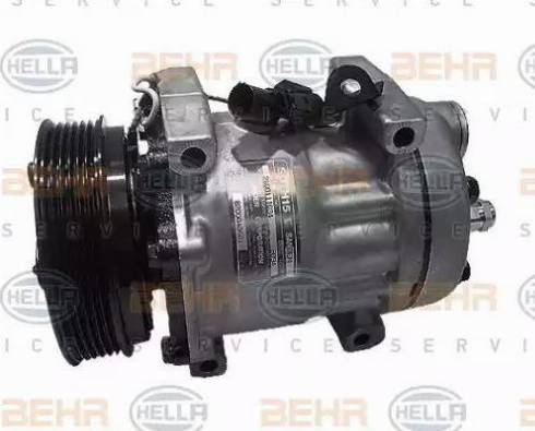 HELLA 8FK 351 126-851 - Компрессор кондиционера autosila-amz.com