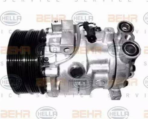 HELLA 8FK 351 127-461 - Компрессор кондиционера autosila-amz.com