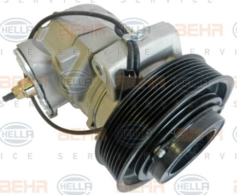 HELLA 8FK 351 176-711 - Компрессор кондиционера autosila-amz.com