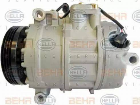 HELLA 8FK 351 340-991 - компрессор кондиционера BMW E65/E66 3.6i/4.0i/4.8i/6.0i/4.4D 01> autosila-amz.com