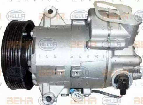 HELLA 8FK 351 340-251 - Компрессор кондиционера autosila-amz.com