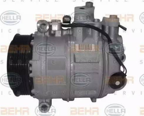 HELLA 8FK 351 316-291 - Компрессор кондиционера autosila-amz.com