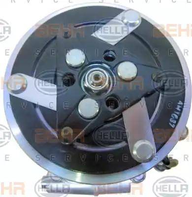 HELLA 8FK 351 334-411 - Компрессор кондиционера autosila-amz.com