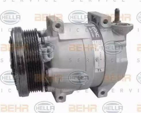 HELLA 8FK 351 273-351 - Компрессор кондиционера autosila-amz.com