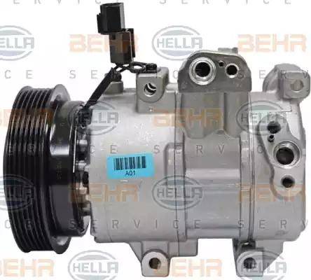 HELLA 8FK 351 272-101 - Компрессор кондиционера autosila-amz.com