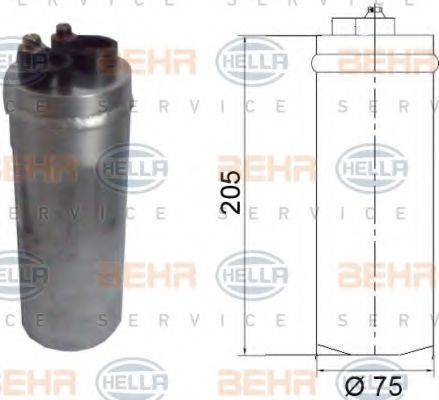 HELLA 8FT 351 192-431 - Осушитель, кондиционер autosila-amz.com