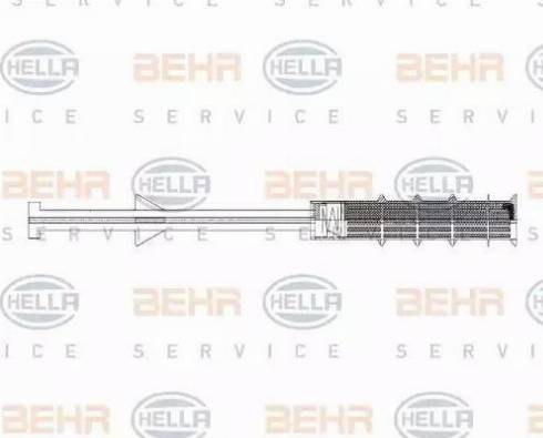 HELLA 8FT 351 197-711 - Осушитель, кондиционер autosila-amz.com