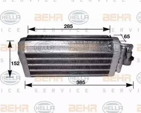 HELLA 8FV 351 210-231 - Испаритель, кондиционер autosila-amz.com