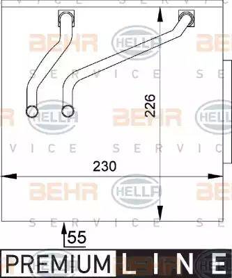 HELLA 8FV 351 211-141 - Испаритель, кондиционер autosila-amz.com