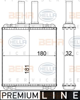 HELLA 8FZ 376 911-311 - Кожух вентилятора autosila-amz.com