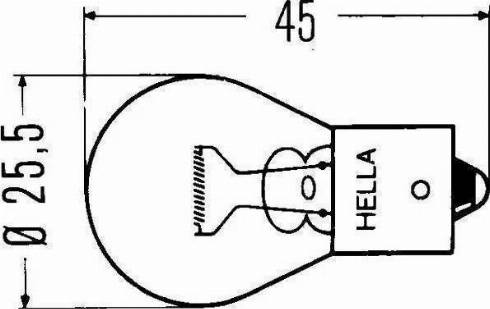 HELLA 8GA 006 841-801 - Автозапчасть/PY21W 12V-21W (BAU15s) (серебристый дизайн) Magic Star (2шт) autosila-amz.com