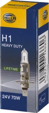 HELLA 8GH 002 089-361 - лампа для автомобильн фар! (H1) HD 24V 70W P14.5s стандарт\Omn Neoplan,DAF 95XF autosila-amz.com