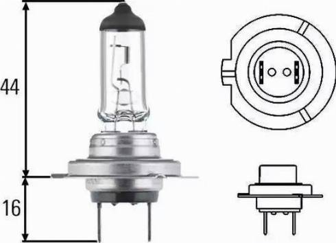 HELLA 8GH 007 157-471 - Лампа накаливания, основная фара autosila-amz.com