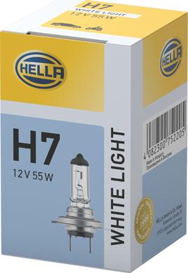 HELLA 8GH223498-131 - H7 12V- 55W (PX26d) (белый свет-голуб.оттен. +30% света) White Light autosila-amz.com