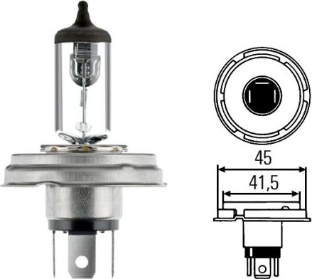 HELLA 8GJ 002 088-461 - Лампа накаливания, основная фара autosila-amz.com