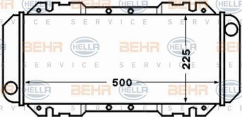 HELLA 8MA 376 705-531 - Компенсационный бак, охлаждающая жидкость autosila-amz.com