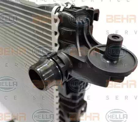 HELLA 8MK 376 990-031 - Радиатор, охлаждение двигателя autosila-amz.com