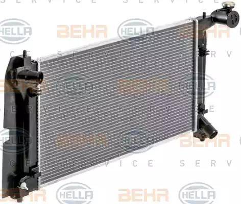 HELLA 8MK 376 900-321 - Радиатор, охлаждение двигателя autosila-amz.com