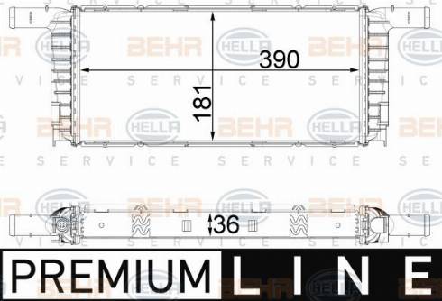 HELLA 8MK 376 792-601 - Радиатор, охлаждение двигателя autosila-amz.com