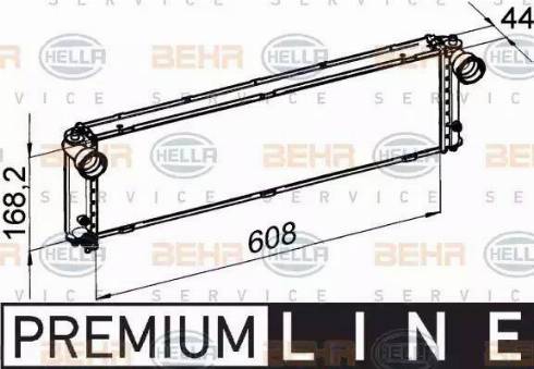 HELLA 8MK 376 765-111 - Радиатор, охлаждение двигателя autosila-amz.com