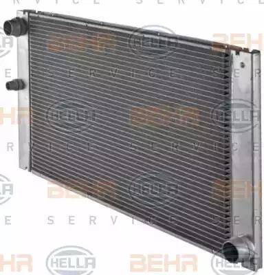 HELLA 8MK 376 719-011 - Радиатор, охлаждение двигателя autosila-amz.com