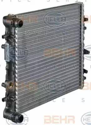 HELLA 8MK 376 716-231 - Радиатор, охлаждение двигателя autosila-amz.com