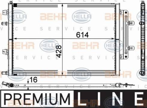 HELLA 8MK 376 737-211 - Радиатор, охлаждение двигателя autosila-amz.com