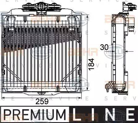 HELLA 8MO 376 753-571 - Масляный радиатор, автоматическая коробка передач autosila-amz.com