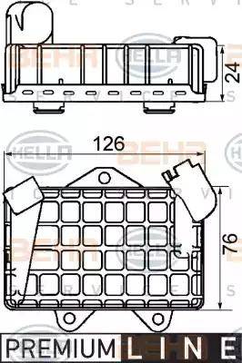 HELLA 8MO 376 726-021 - Масляный радиатор, двигательное масло autosila-amz.com