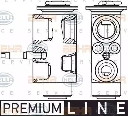 HELLA 8UW 351 239-601 - Расширительный клапан, кондиционер autosila-amz.com