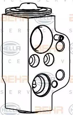 HELLA 8UW 351 234-561 - Расширительный клапан, кондиционер autosila-amz.com