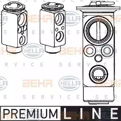 HELLA 8UW 351 234-391 - Расширительный клапан, кондиционер autosila-amz.com