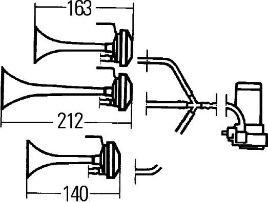 HELLA 3PD 003 001-671 - Звуковой сигнал autosila-amz.com