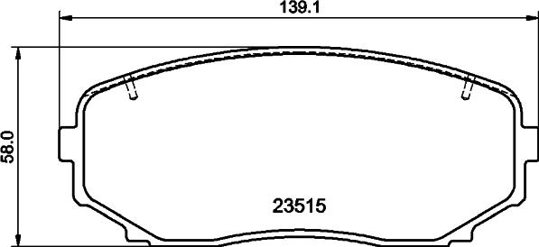 HELLA PAGID 8DB 355 041-191 - Тормозные колодки, дисковые, комплект autosila-amz.com