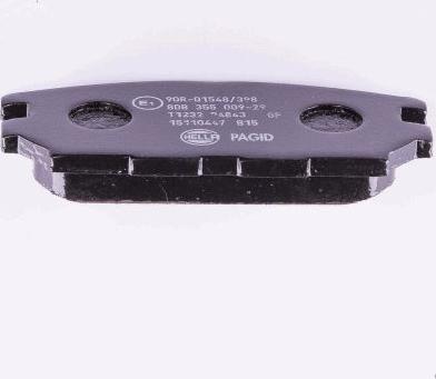 HELLA PAGID 8DB 355 009-291 - Тормозные колодки, дисковые, комплект autosila-amz.com