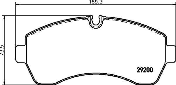 HELLA PAGID 8DB 355 005-531 - Тормозные колодки, дисковые, комплект autosila-amz.com