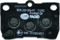 HELLA PAGID 8DB 355 006-971 - Тормозные колодки, дисковые, комплект autosila-amz.com