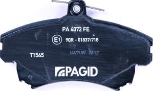 HELLA PAGID 8DB 355 006-711 - Тормозные колодки, дисковые, комплект autosila-amz.com