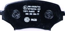 HELLA PAGID 8DB 355 006-771 - Тормозные колодки, дисковые, комплект autosila-amz.com