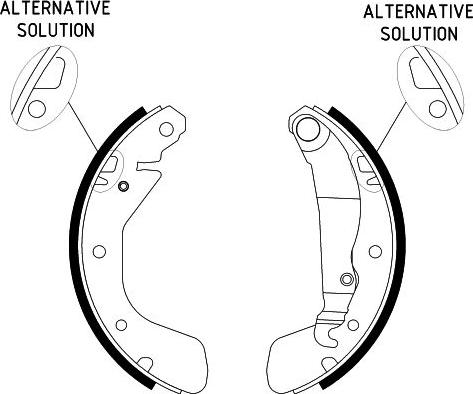 HELLA PAGID 8DB 355 001-301 - Комплект тормозных колодок, барабанные autosila-amz.com