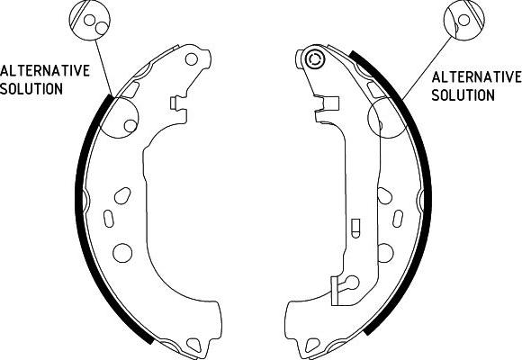 HELLA PAGID 8DB 355 002-921 - Комплект тормозных колодок, барабанные autosila-amz.com