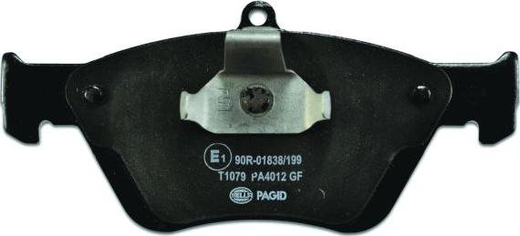 HELLA PAGID 8DB 355 007-731 - Тормозные колодки, дисковые, комплект autosila-amz.com