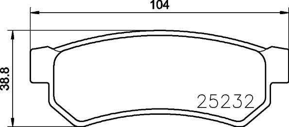 HELLA PAGID 8DB 355 019-591 - Тормозные колодки, дисковые, комплект autosila-amz.com