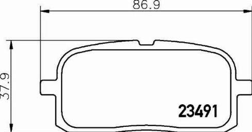 HELLA PAGID 8DB 355 014-781 - Тормозные колодки, дисковые, комплект autosila-amz.com