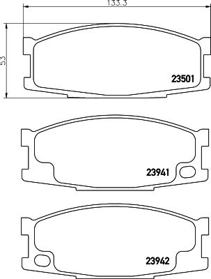 HELLA PAGID 8DB 355 010-561 - Тормозные колодки, дисковые, комплект autosila-amz.com