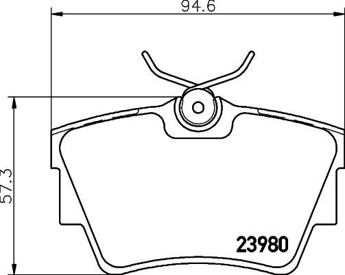 HELLA PAGID 8DB 355 010-761 - Тормозные колодки, дисковые, комплект autosila-amz.com