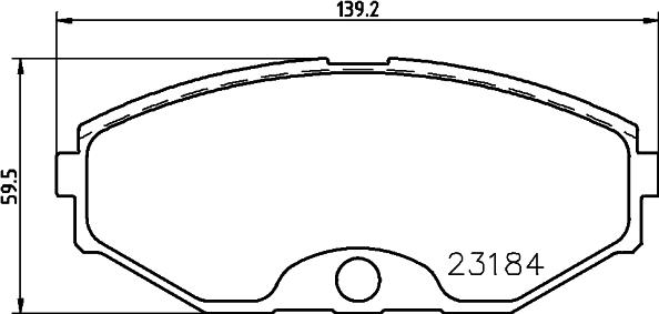 HELLA PAGID 8DB 355 011-631 - Тормозные колодки, дисковые, комплект autosila-amz.com