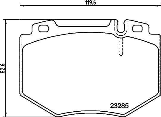 HELLA PAGID 8DB 355 011-831 - Тормозные колодки, дисковые, комплект autosila-amz.com